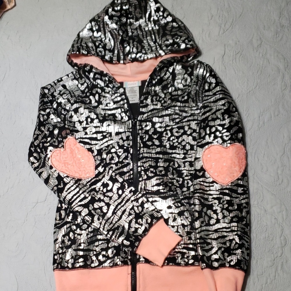 Girls zip front jacket